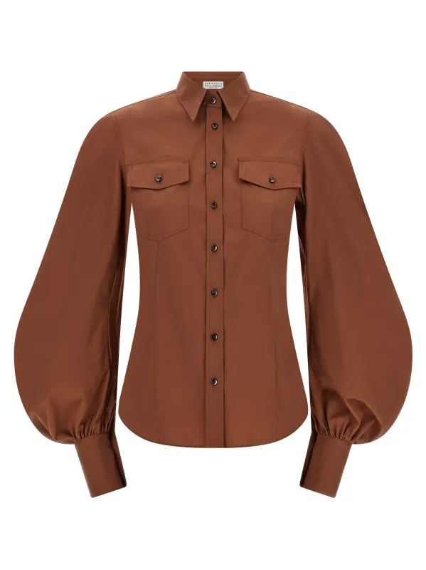 Poplin shirt made by Brunello Cucinelli