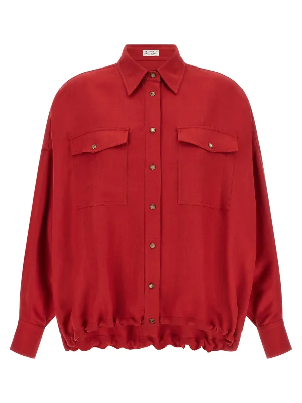 Twill shirt made by Brunello Cucinelli