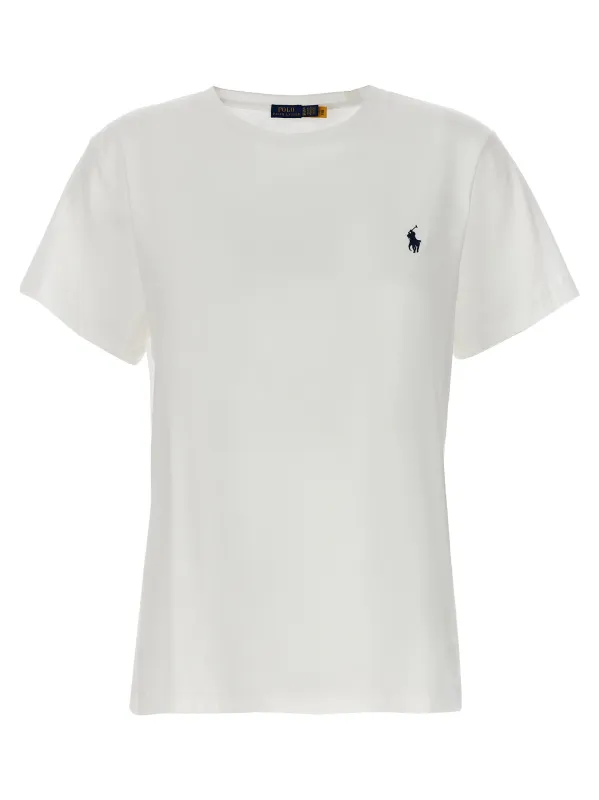 Logo embroidery t-shirt made by Polo by Ralph Lauren