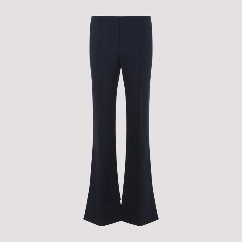 Chloé Virgin Wool Flare Pants, Black made by Chloe