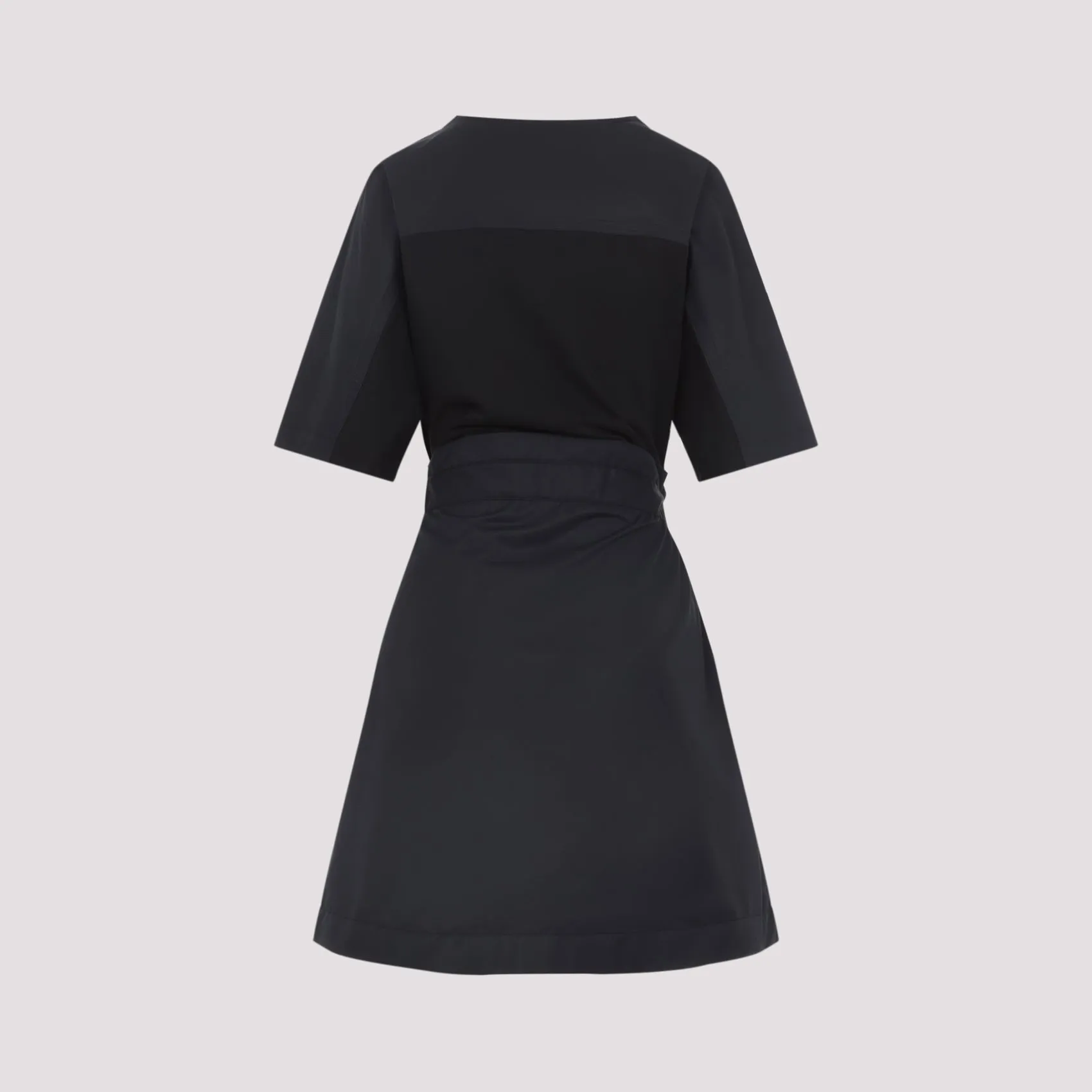 Moncler Cotton Mini Dress, Black with Logo Patch sold by Lord & Taylor product image thumbnail 4