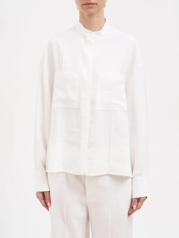 VISCOSE GABARDINE SHIRT made by Dondup