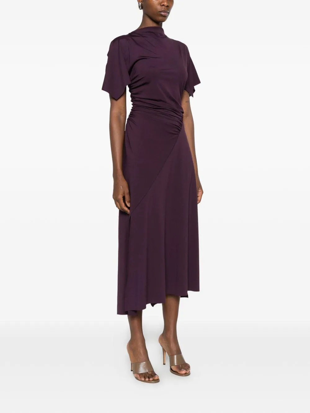 Midi Coat Blousey Purple sold by Lord & Taylor product image thumbnail 4
