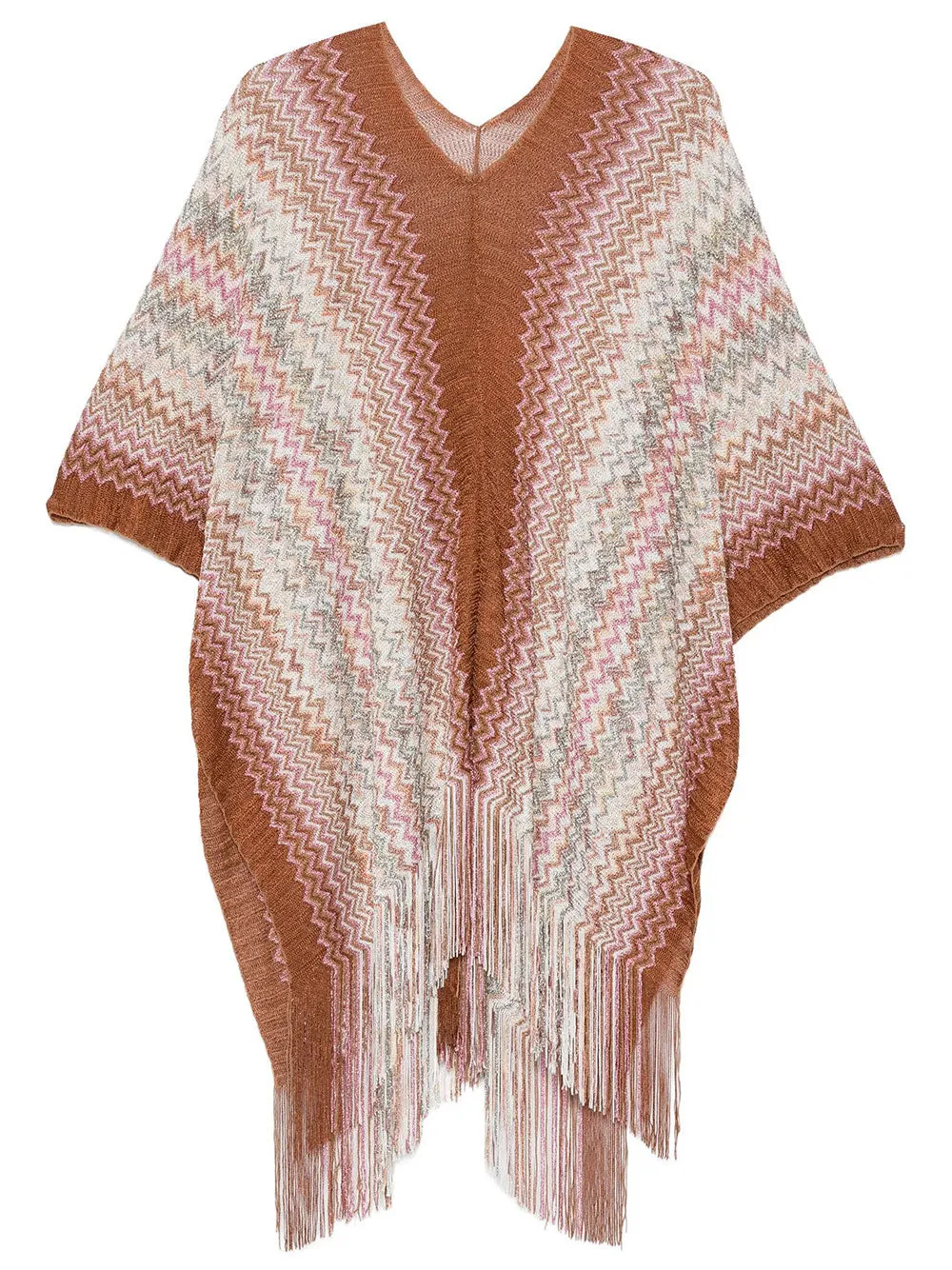 SLIP-ON FRINGED PONCHO sold by Lord & Taylor