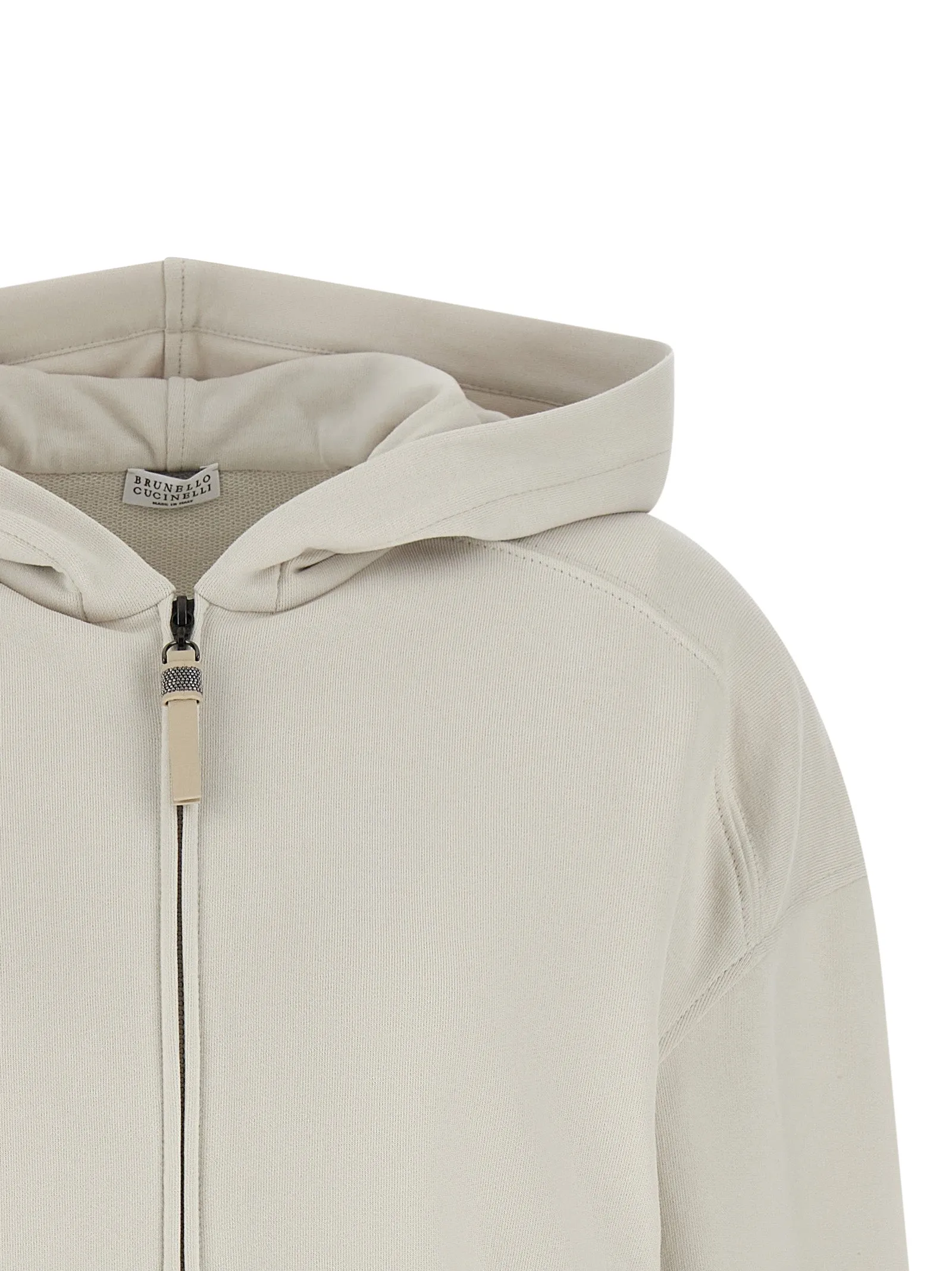 'Shiny Zipper Pull' hoodie sold by Lord & Taylor product image thumbnail 3