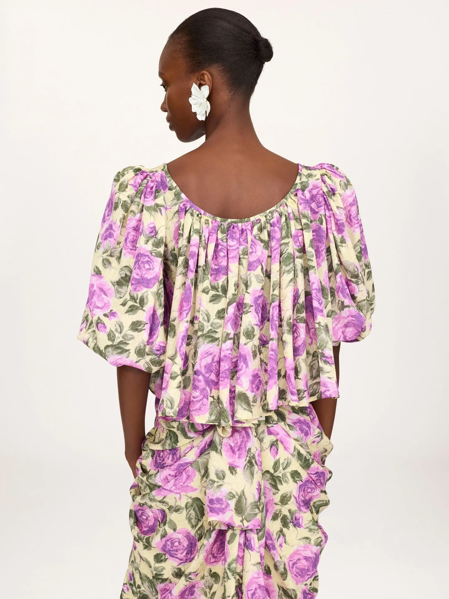 FLOREAL CROP TOP sold by Lord & Taylor product image thumbnail 4