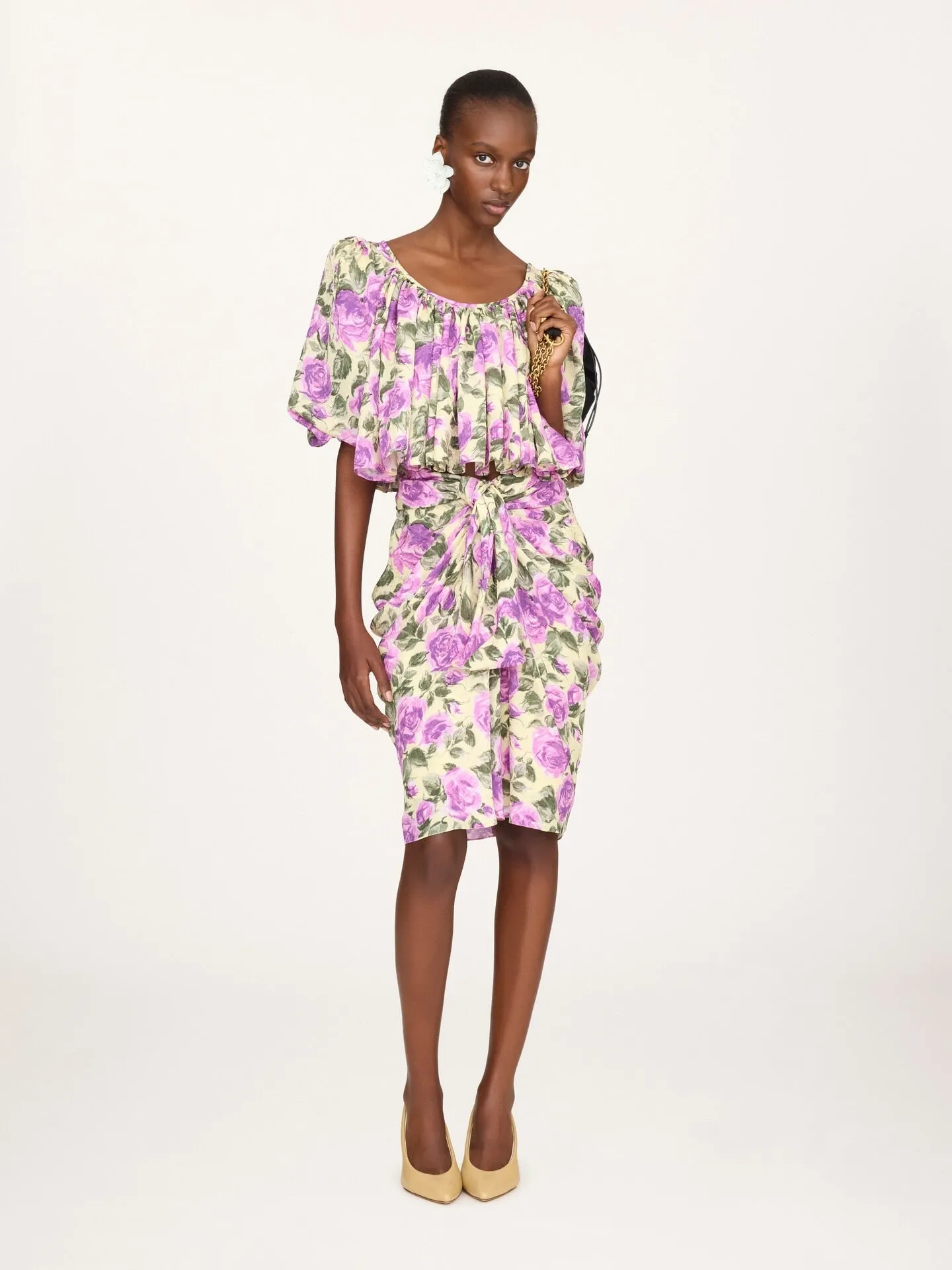 FLOREAL CROP TOP sold by Lord & Taylor product image thumbnail 2