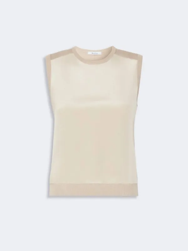 MXMGINSENG SWEATER BEIGE made by MaxMara