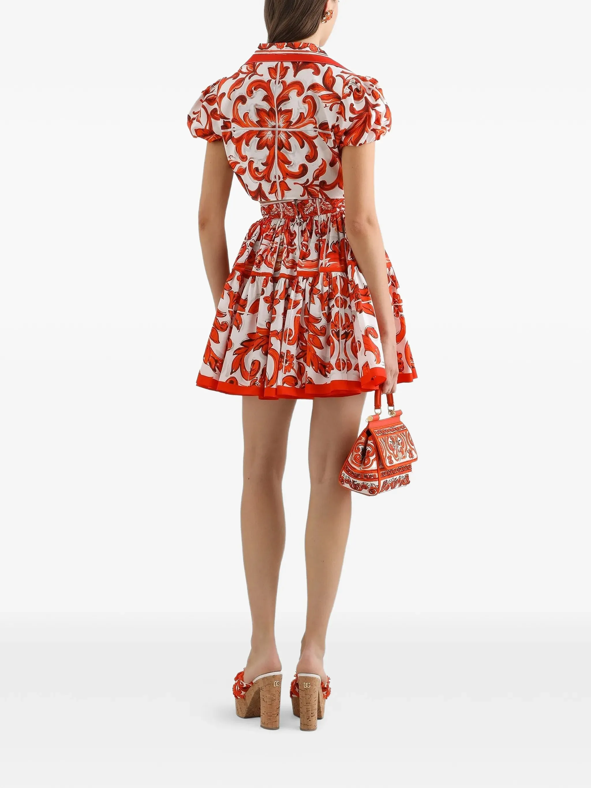 MAJOLICA-PRINT POPLIN SHIRT sold by Lord & Taylor product image thumbnail 3