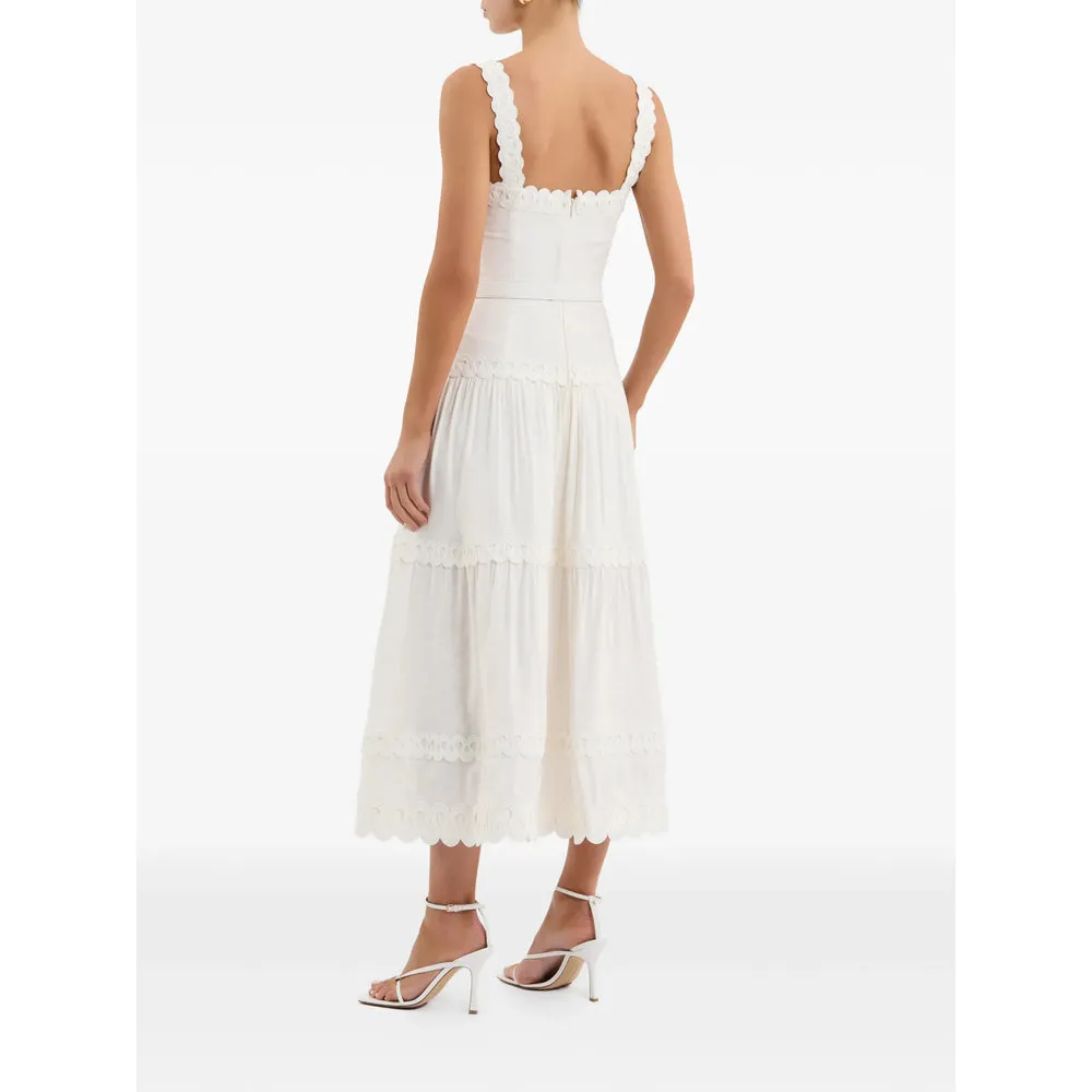 Dress in Ivory Linen-Blend sold by Lord & Taylor product image thumbnail 3