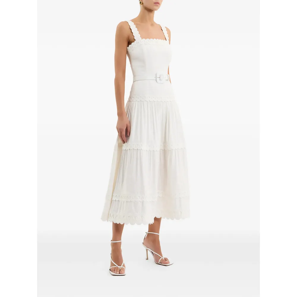 Dress in Ivory Linen-Blend sold by Lord & Taylor product image thumbnail 4
