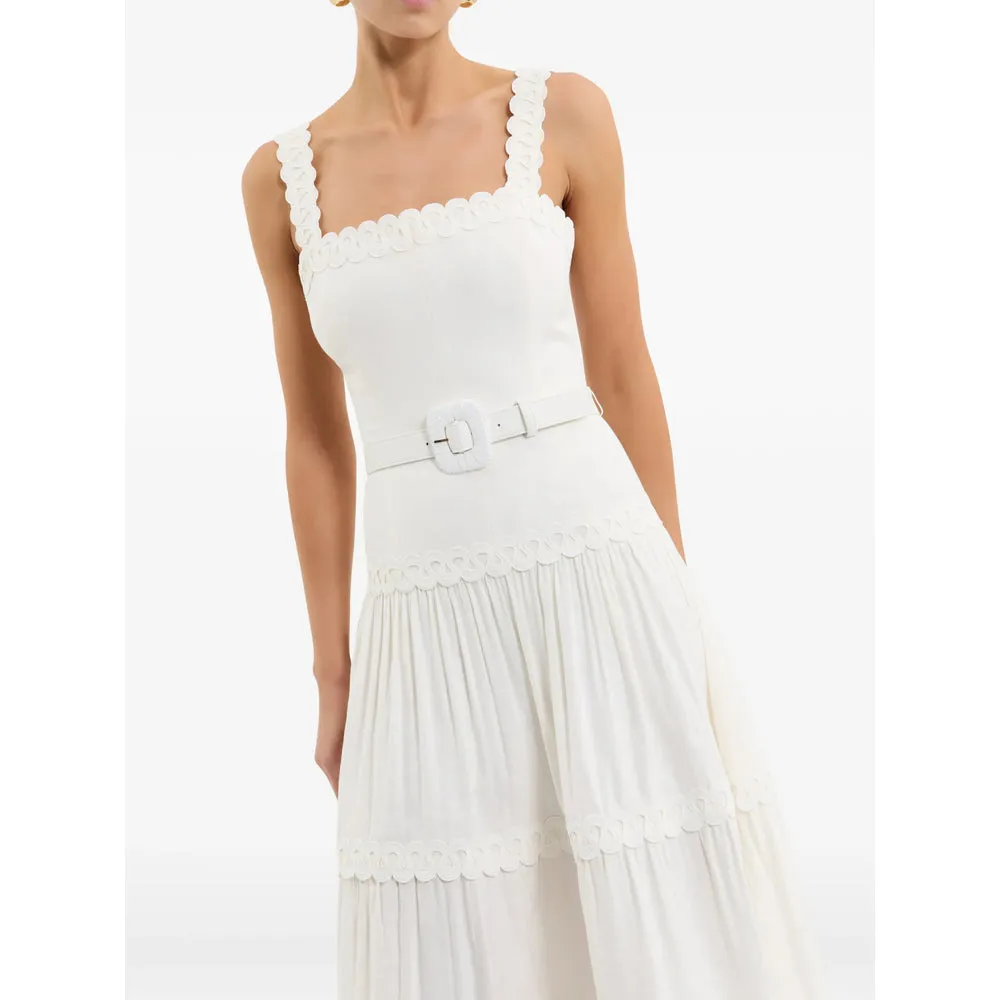 Dress in Ivory Linen-Blend sold by Lord & Taylor product image thumbnail 2