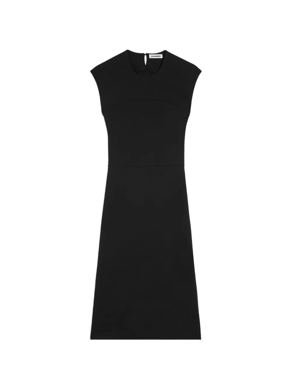 LIGHTWEIGHT VISCOSE CREW-NECK DRESS sold by Lord & Taylor