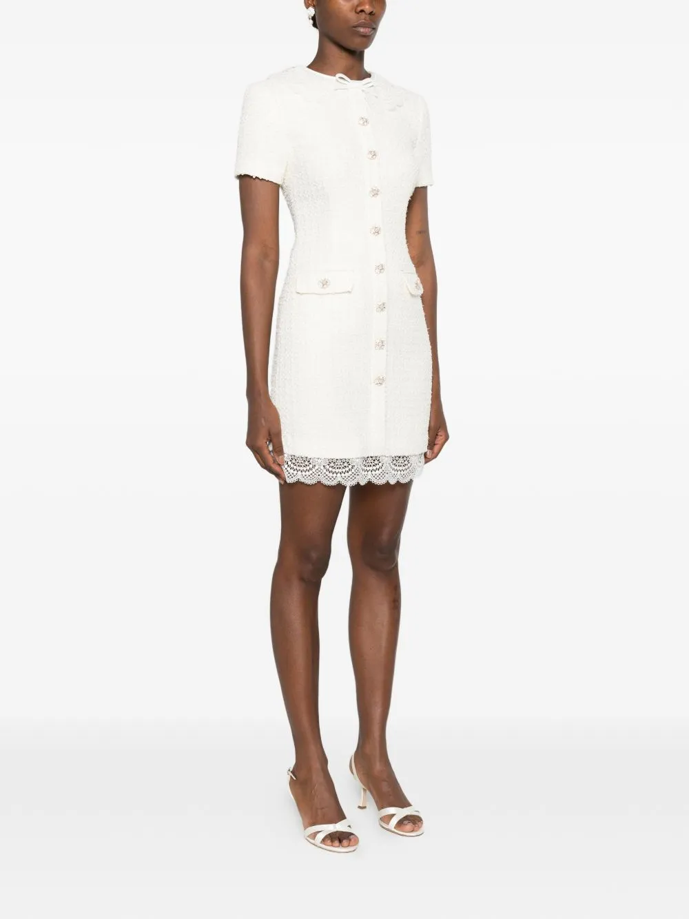 BOUCLÉ MINI DRESS sold by Lord & Taylor product image thumbnail 4