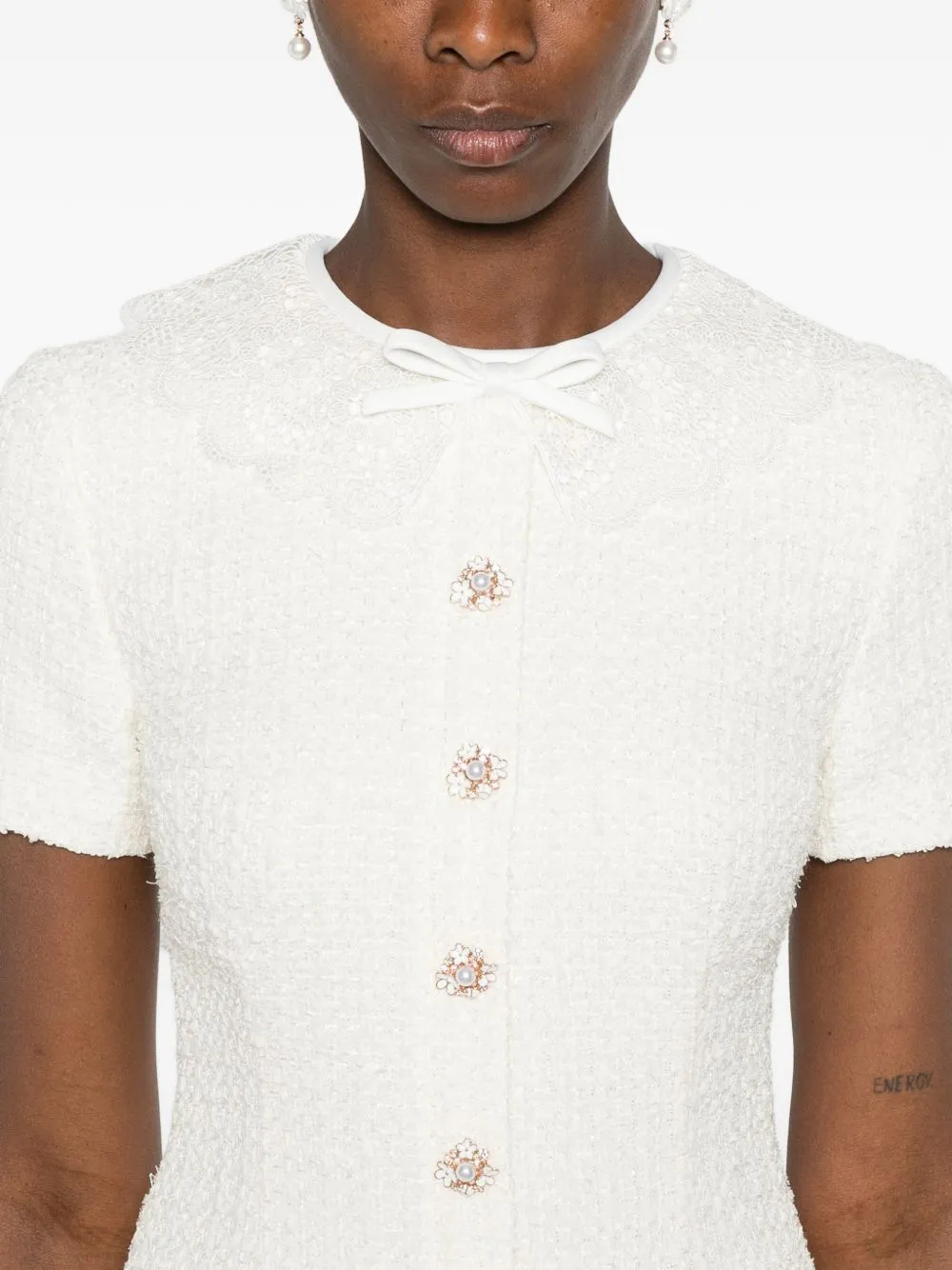 BOUCLÉ MINI DRESS sold by Lord & Taylor product image thumbnail 3