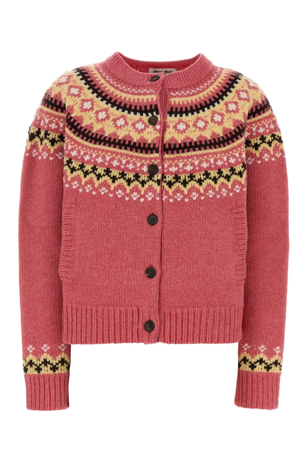 DARK PINK WOOL OVERSIZE CARDIGAN sold by Lord & Taylor