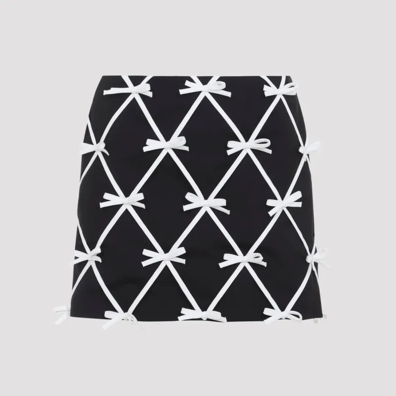 Moschino Bow Mini Skirt made by Moschino