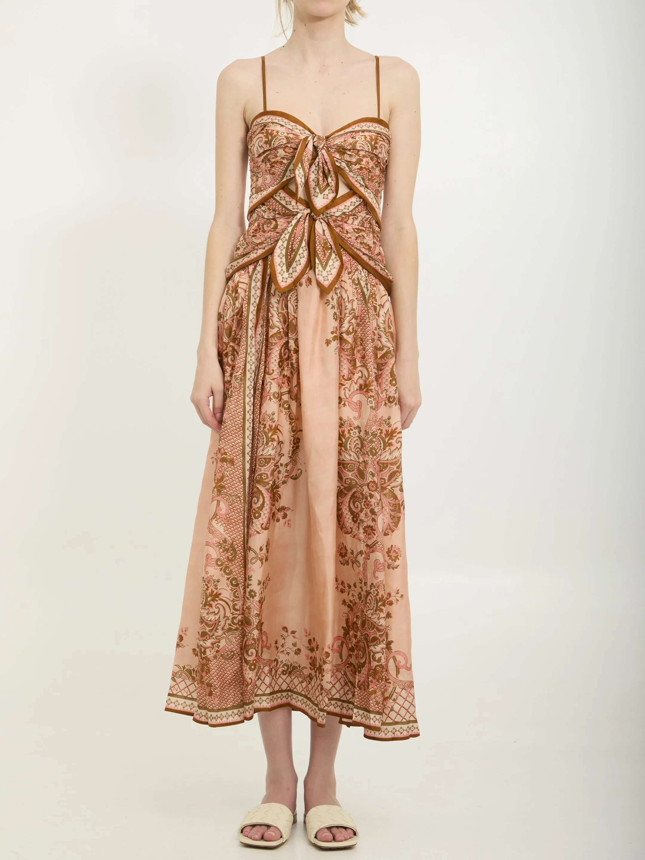 Aster scarf print midi dress sold by Lord & Taylor