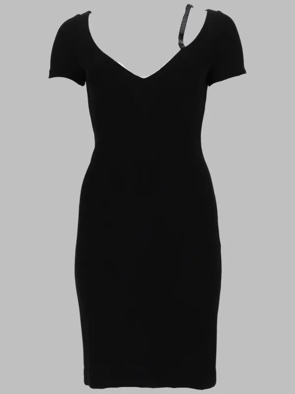 Midi Viscose Dress Black made by DSQUARED2