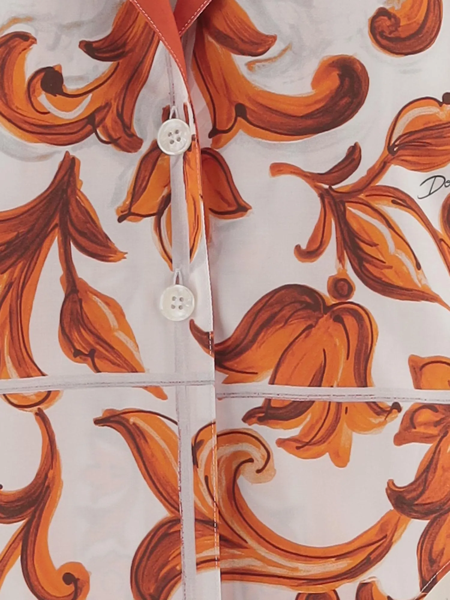Shirt in Cotton Poplin with Maiolica Print sold by Lord & Taylor product image thumbnail 3