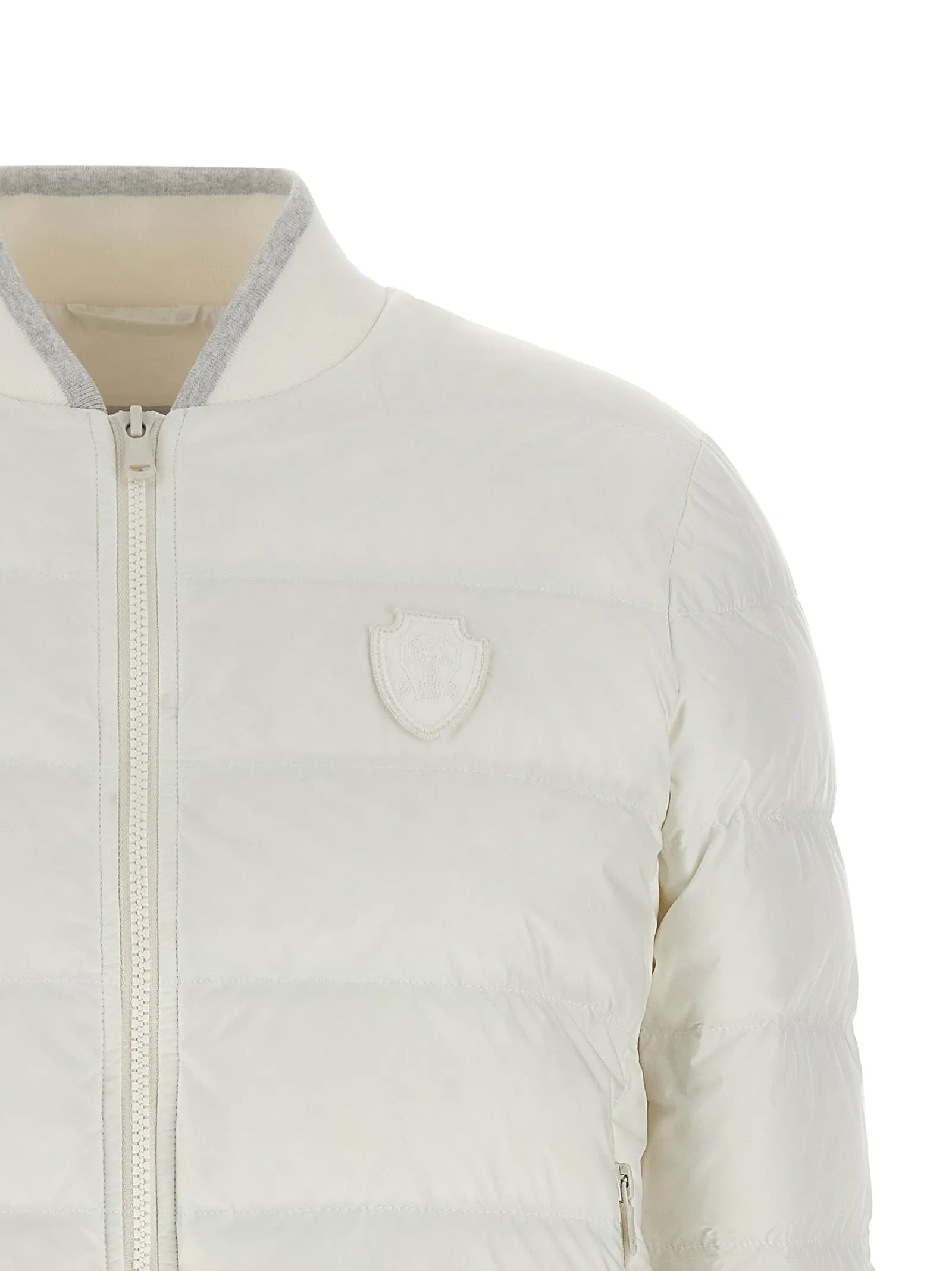 Heraldic coat of arms down jacket sold by Lord & Taylor product image thumbnail 3