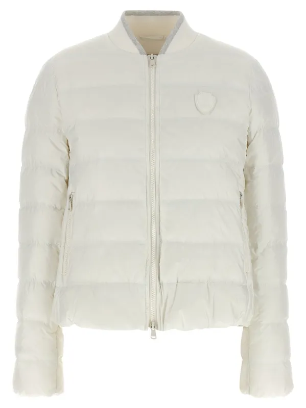 Heraldic coat of arms down jacket made by Brunello Cucinelli