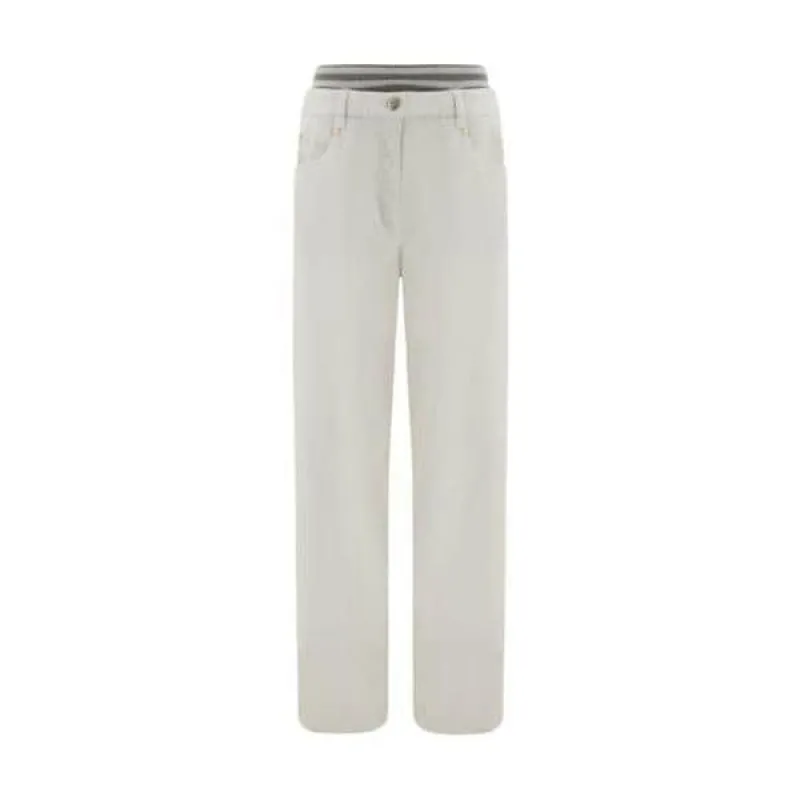BRUNELLO CUCINELLI WOMEN'S PANTS MP057P5854_C8739 NWT made by Brunello Cucinelli