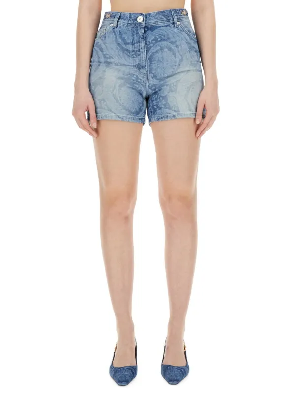 Denim Shorts made by Versace