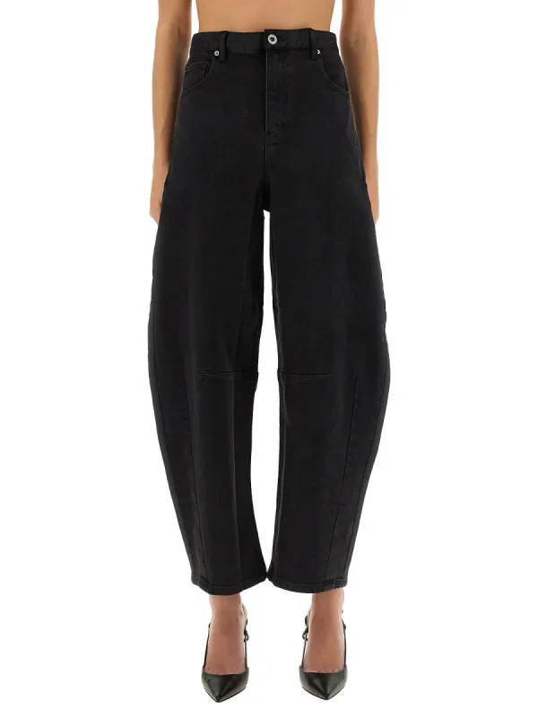 Barrel Leg Jeans made by Self-Portrait