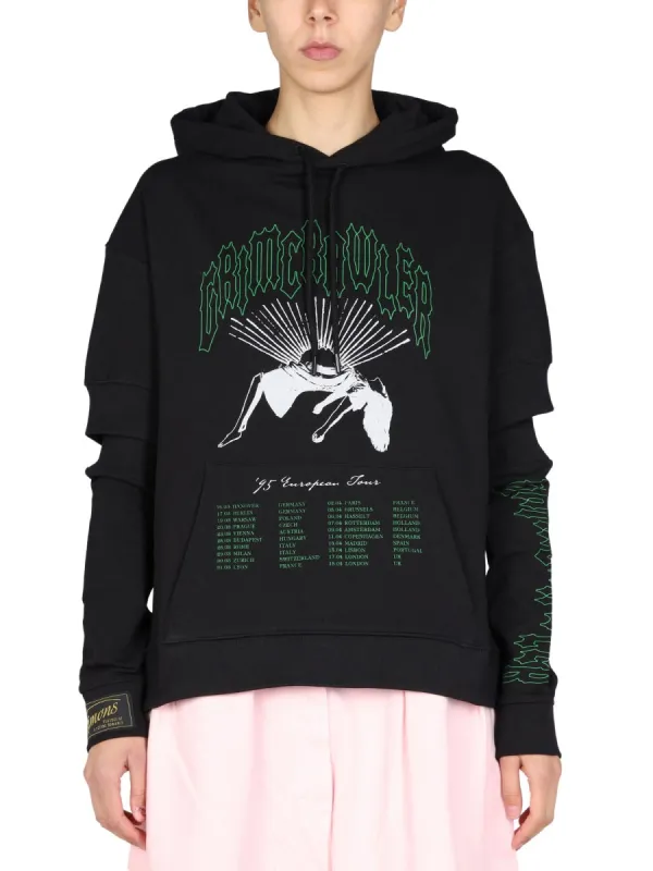 Logo Print Sweatshirt made by Raf Simons