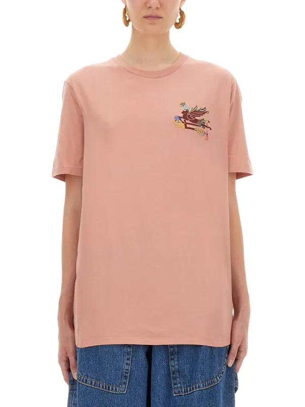 T-Shirt with Pegasus made by Etro
