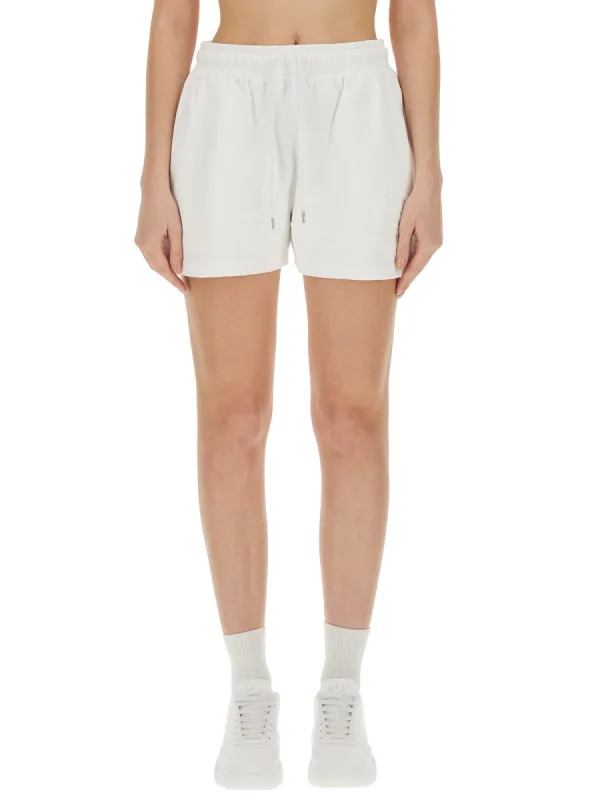 Logo Detail Cotton Shorts made by Stella McCartney