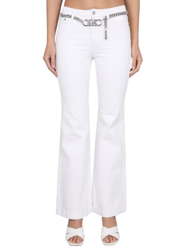 Pants with Logo Belt made by Lord & Taylor