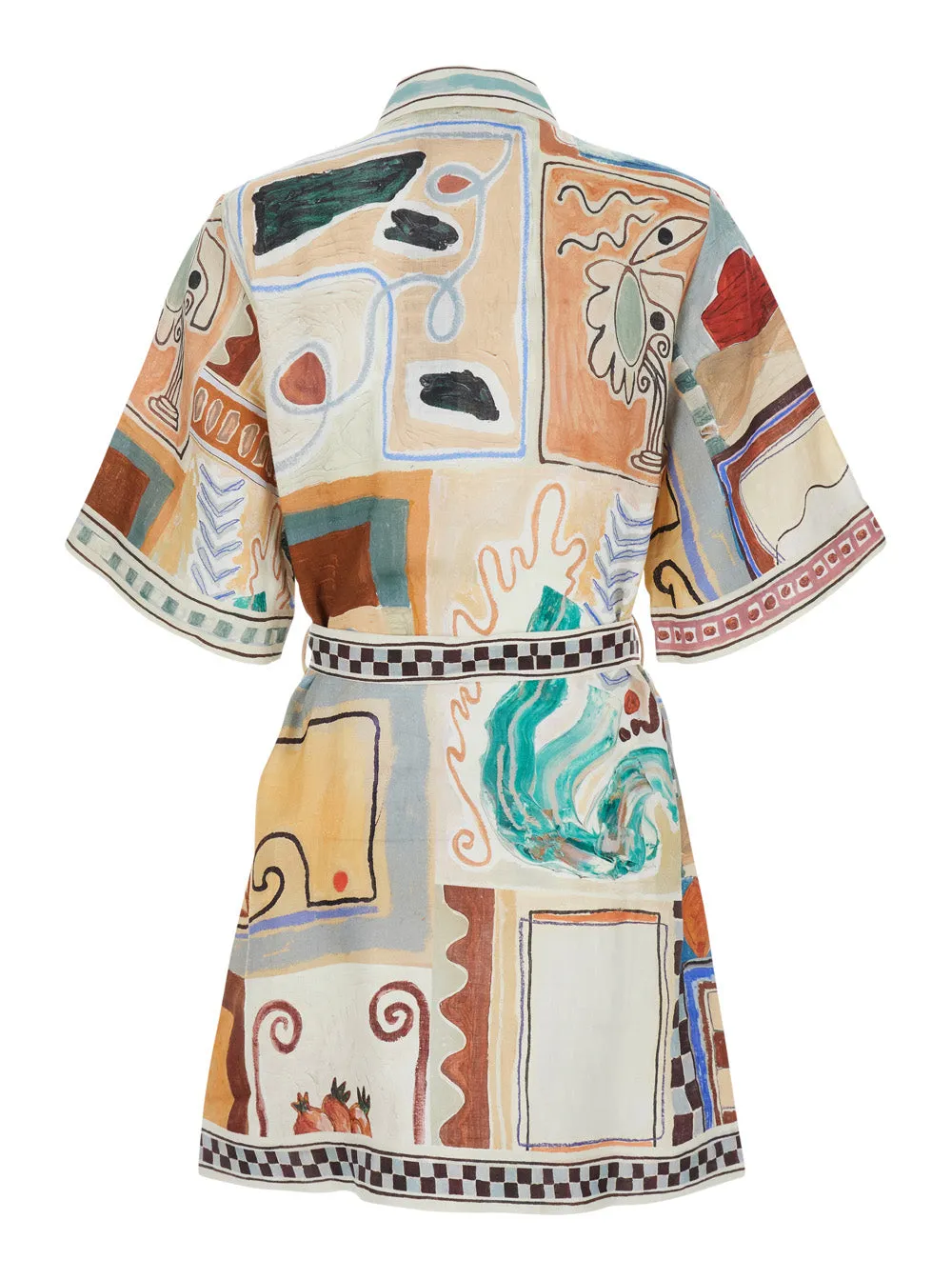 Mini Dress Michelle Multicolour Linen sold by Lord & Taylor product image thumbnail 2