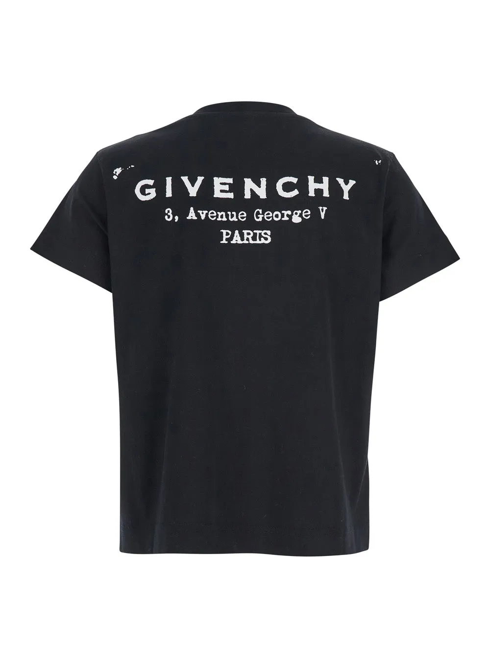 Black Crewneck T-Shirt with Logo sold by Lord & Taylor product image thumbnail 2