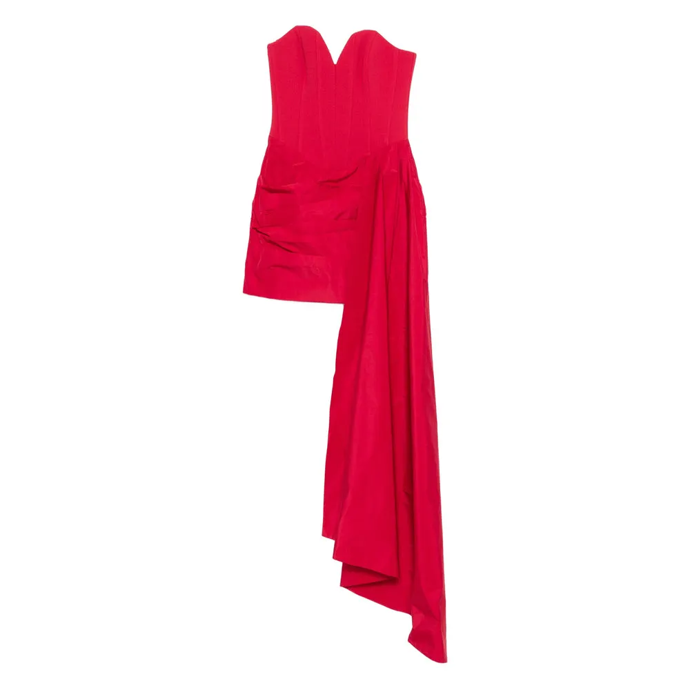 Dress with Asymmetric Hem and Draped Detail sold by Lord & Taylor