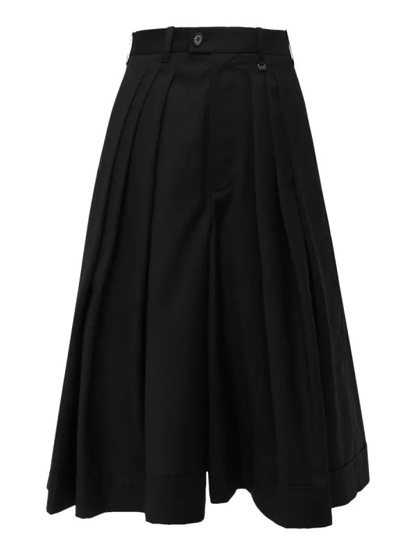 Midi Skirt Culottes in Black made by Vivienne Westwood