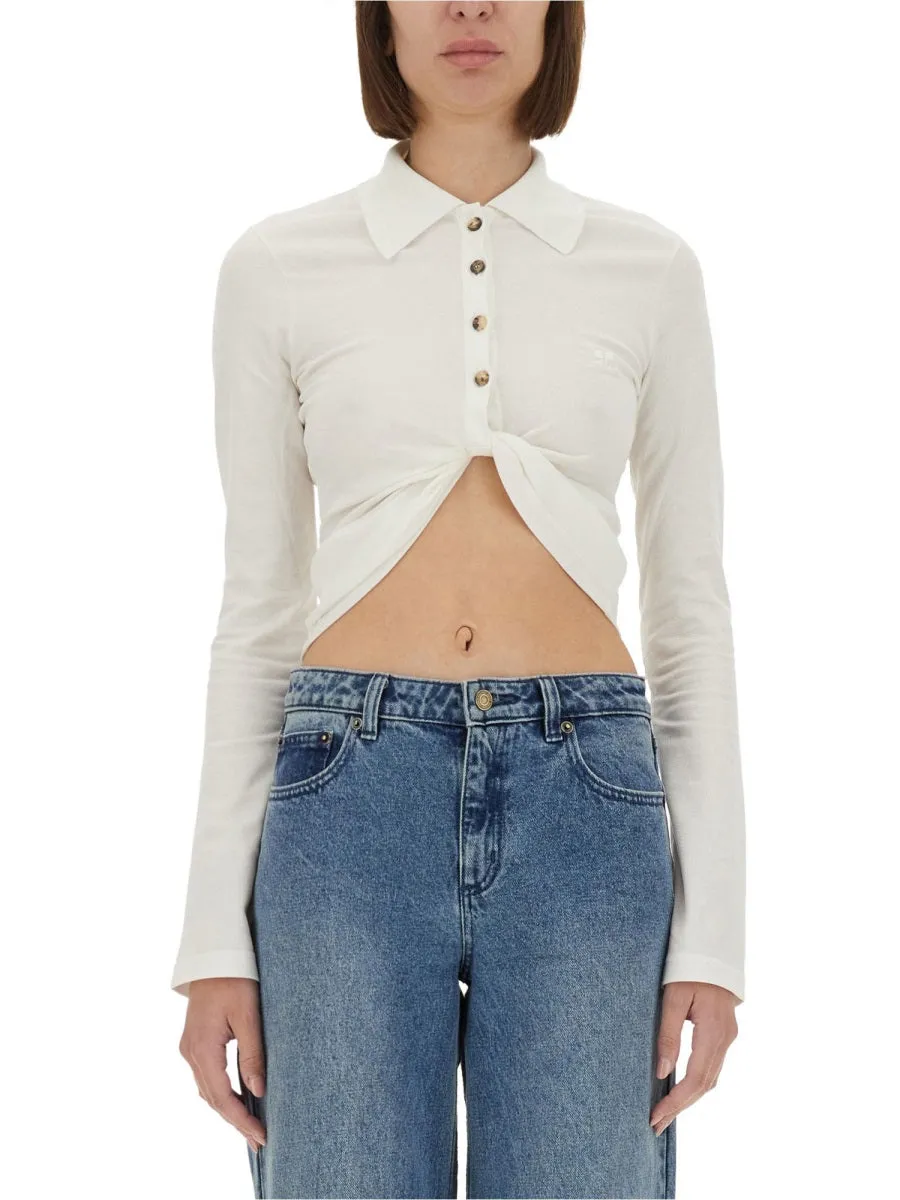 Cropped Polo Shirt sold by Lord & Taylor