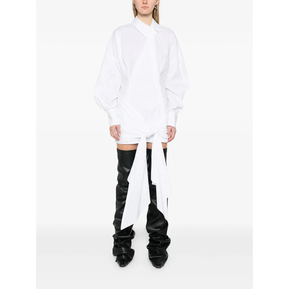 White Long Sleeve Dress with Button Fastening sold by Lord & Taylor product image thumbnail 5