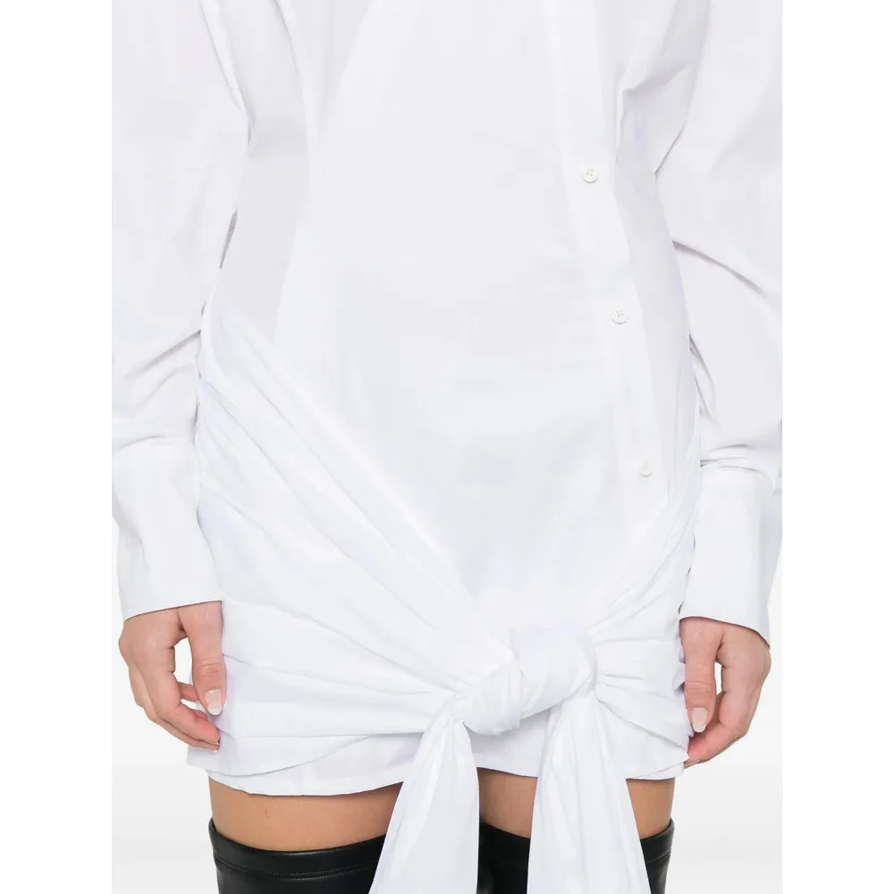 White Long Sleeve Dress with Button Fastening sold by Lord & Taylor product image thumbnail 2