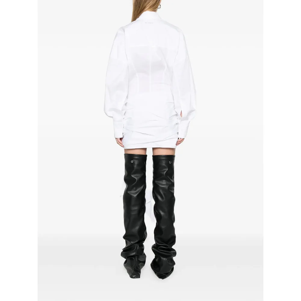 White Long Sleeve Dress with Button Fastening sold by Lord & Taylor product image thumbnail 3