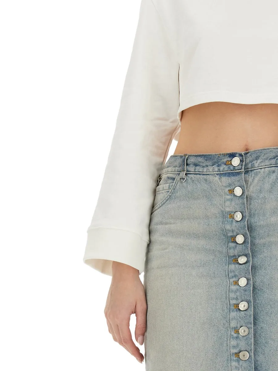 Cropped Sweatshirt sold by Lord & Taylor product image thumbnail 3