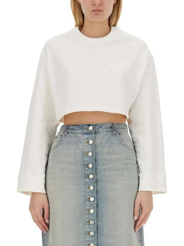 Cropped Sweatshirt made by Courreges