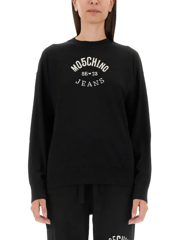 Jersey with Logo made by Moschino