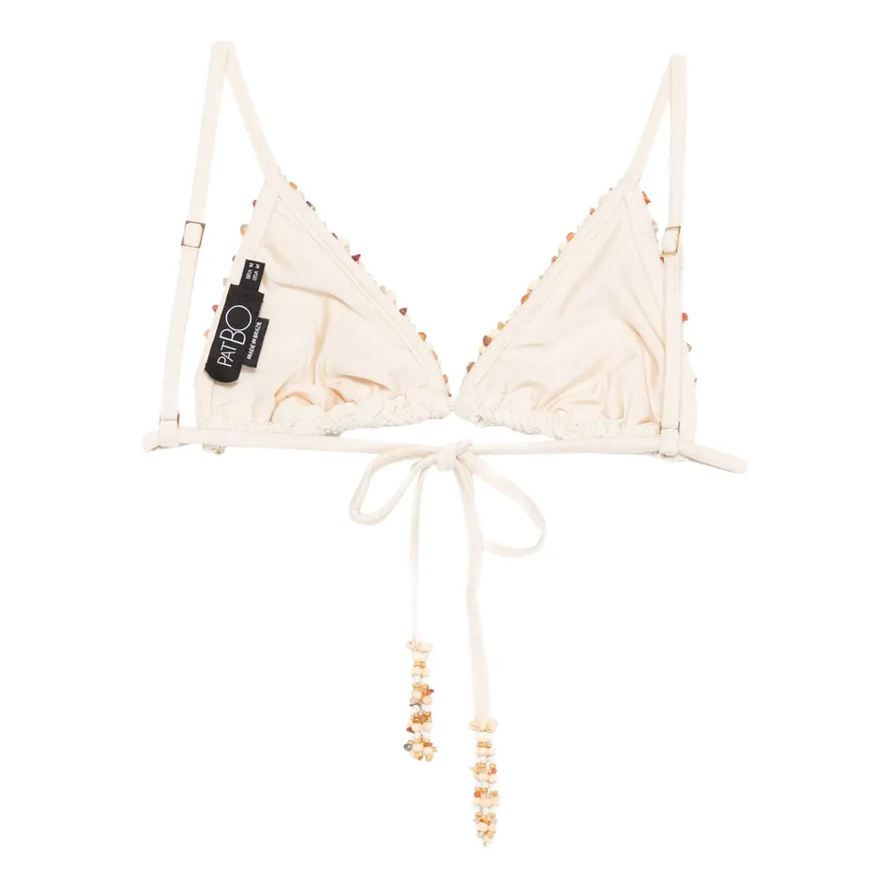 Beaded Detail Triangle Cup Beachwear sold by Lord & Taylor product image thumbnail 2