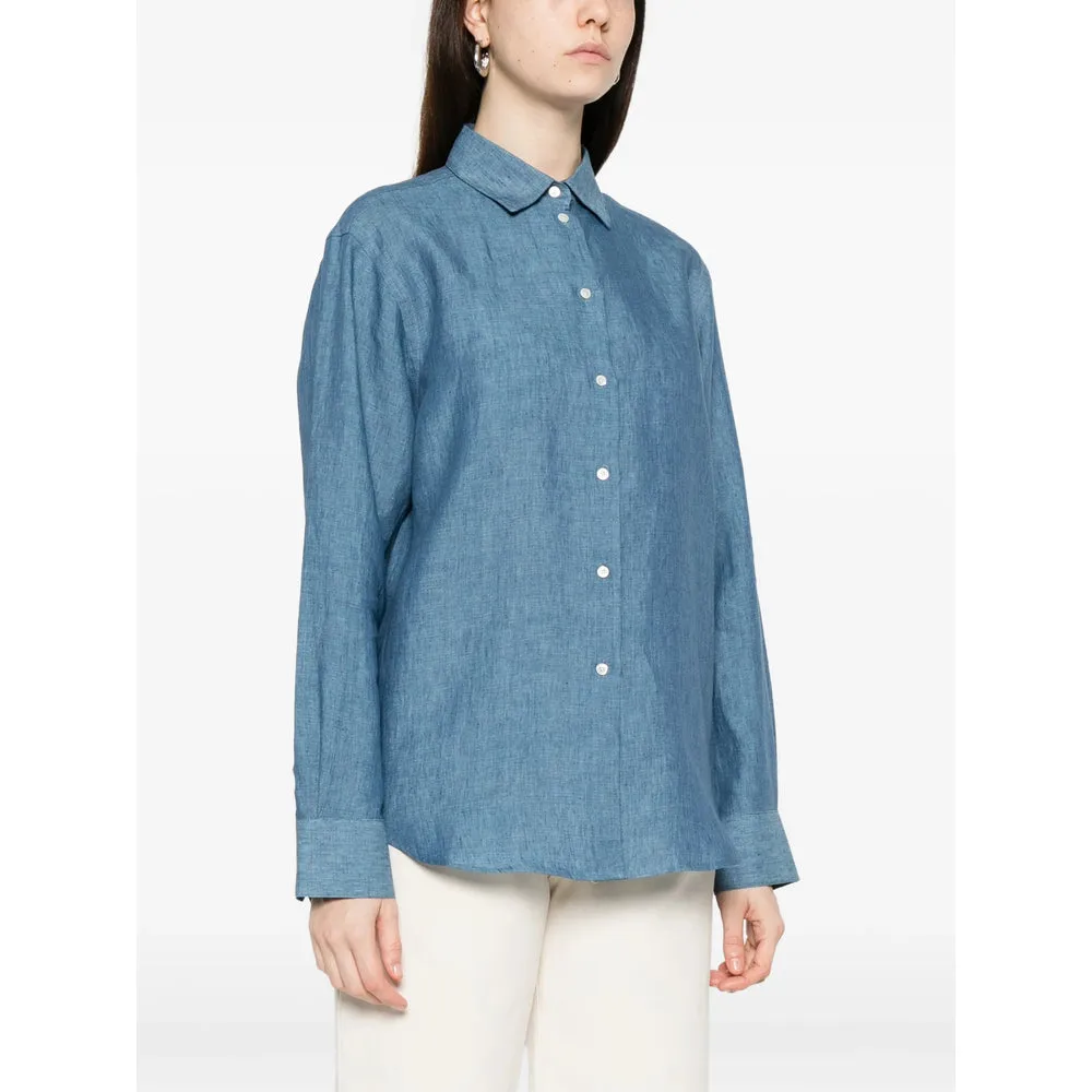 Blue Front Button Fastening Shirt sold by Lord & Taylor product image thumbnail 2