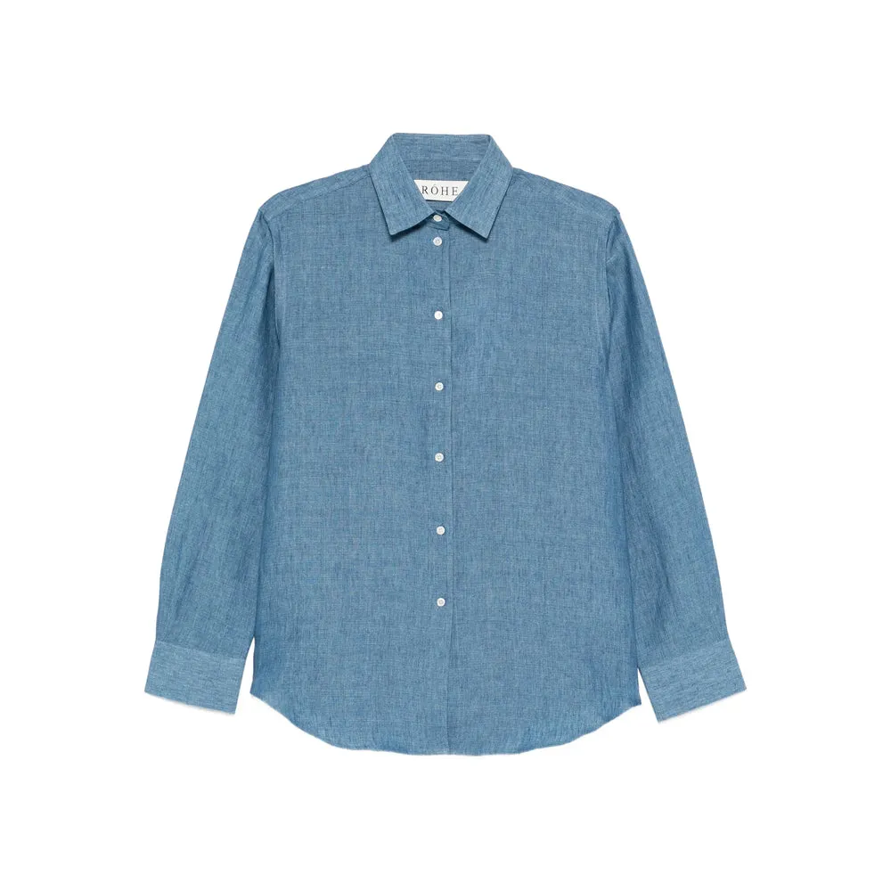 Blue Front Button Fastening Shirt sold by Lord & Taylor