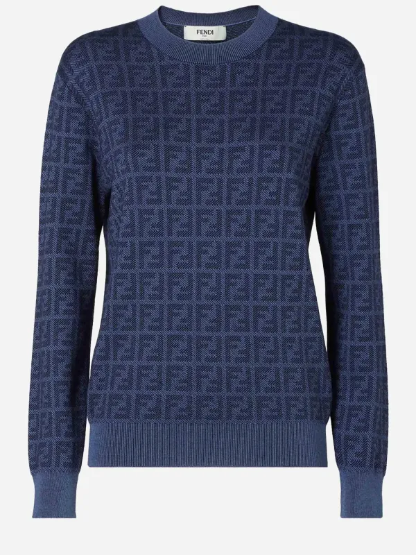 Wool and Silk Jumper made by Fendi