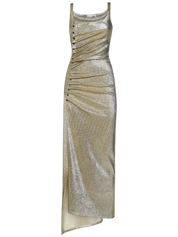 Long Dress Silver/Gold made by Rabanne
