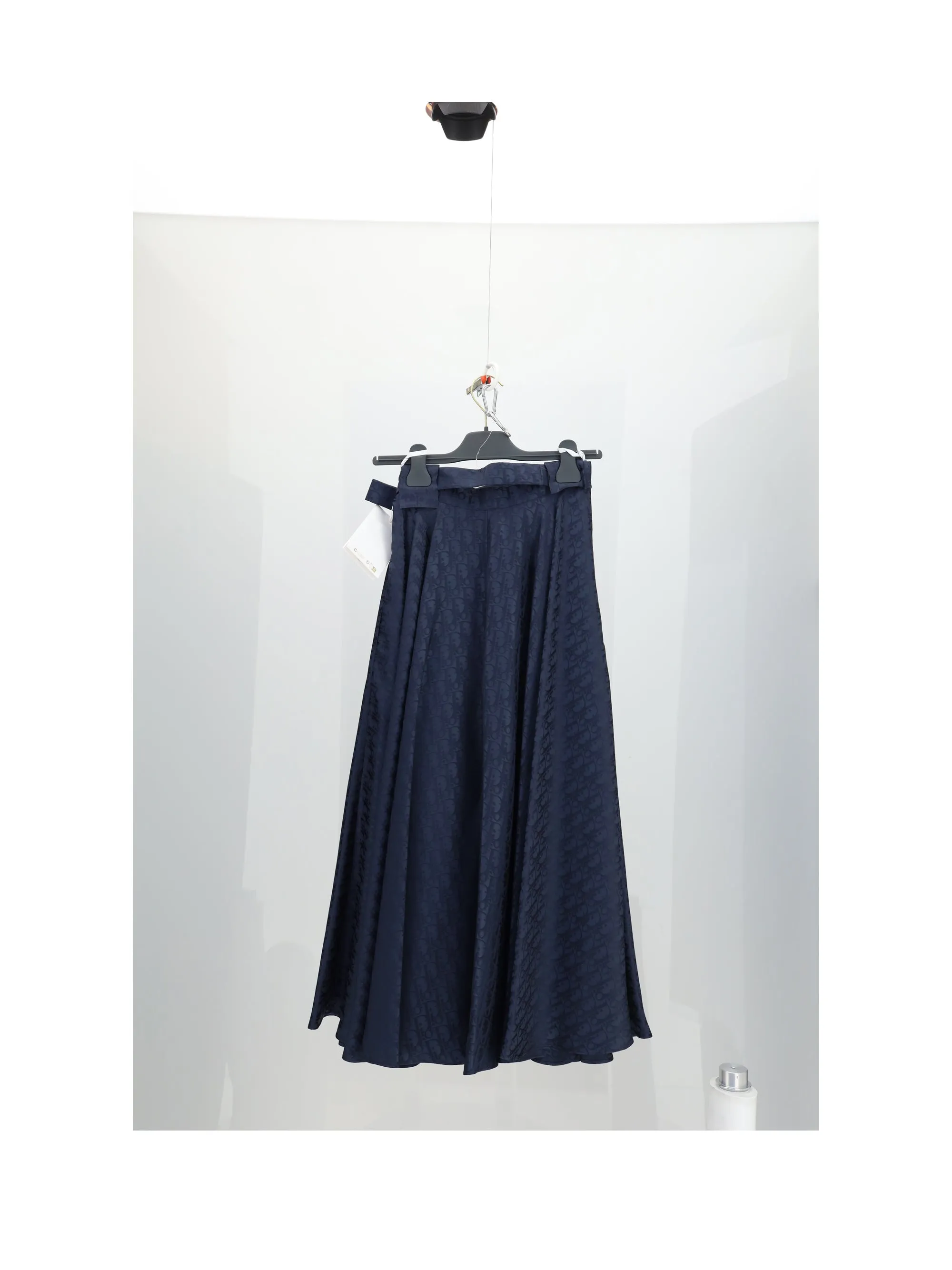 Skirt Oblique Ton Sur Ton Blue Silk sold by Lord & Taylor product image thumbnail 2